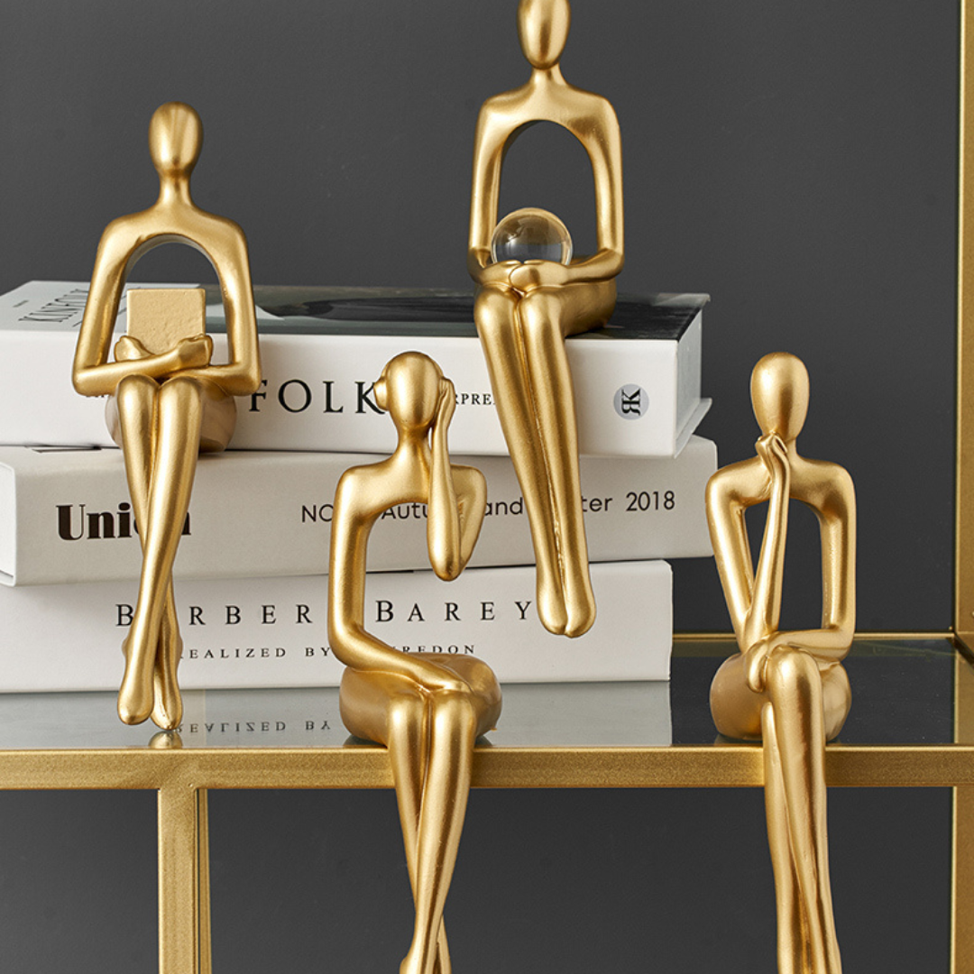 Statuette Décoration Dorée